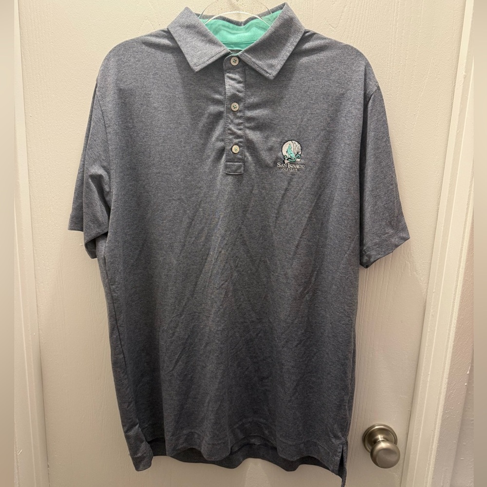 FJ Gray San Ignacio Golf Club polo shirt with embroidered logo size L